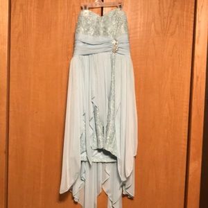 Light baby blue dress